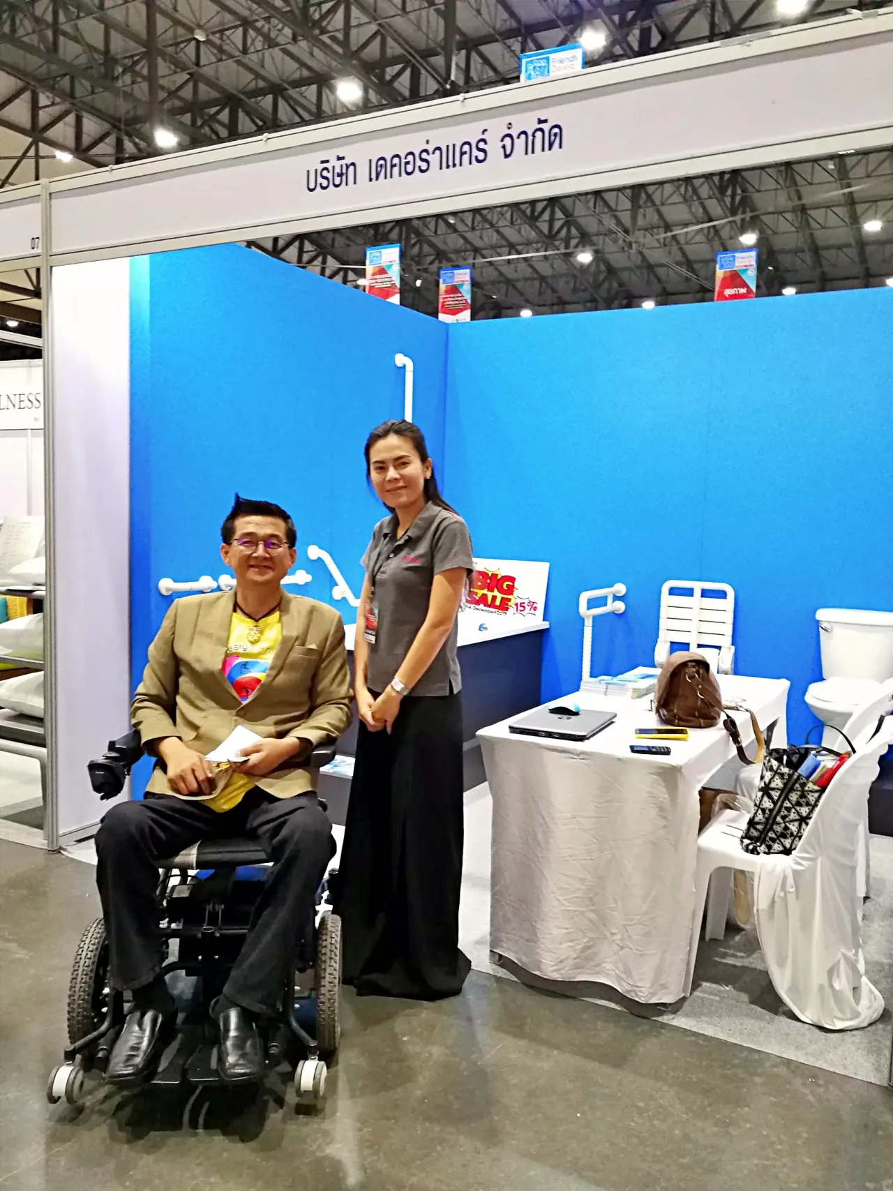 บรรยากาศในงาน thailand friendly design expo 2017 ของบูธ decora care