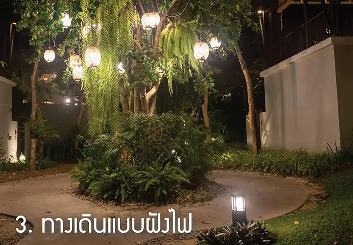 ทางเดินแบบฝังไฟ