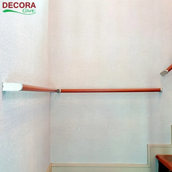 รูปการติดตั้งของราวจับติดผนังต่อเนื่อง by ELDER HANDRAIL