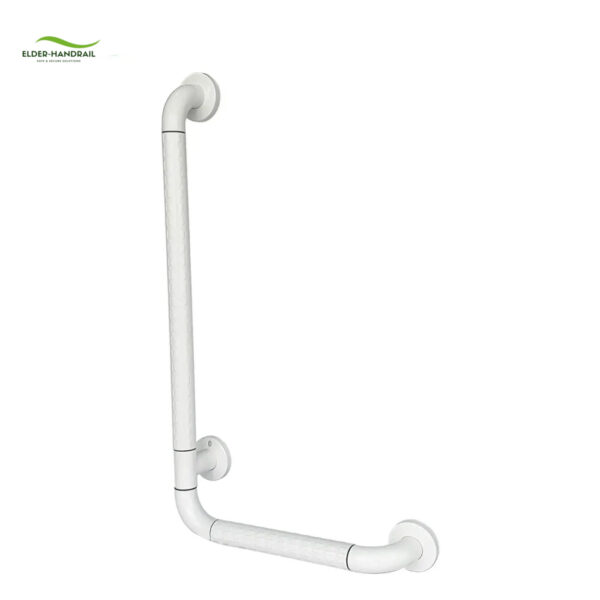 ราวจับกันลื่น สีขาว L shape BW4070