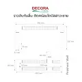 ราวจับกันลื่น ติดคร่อมโถปัสสาวะชาย รุ่น BW60102 ขนาด
